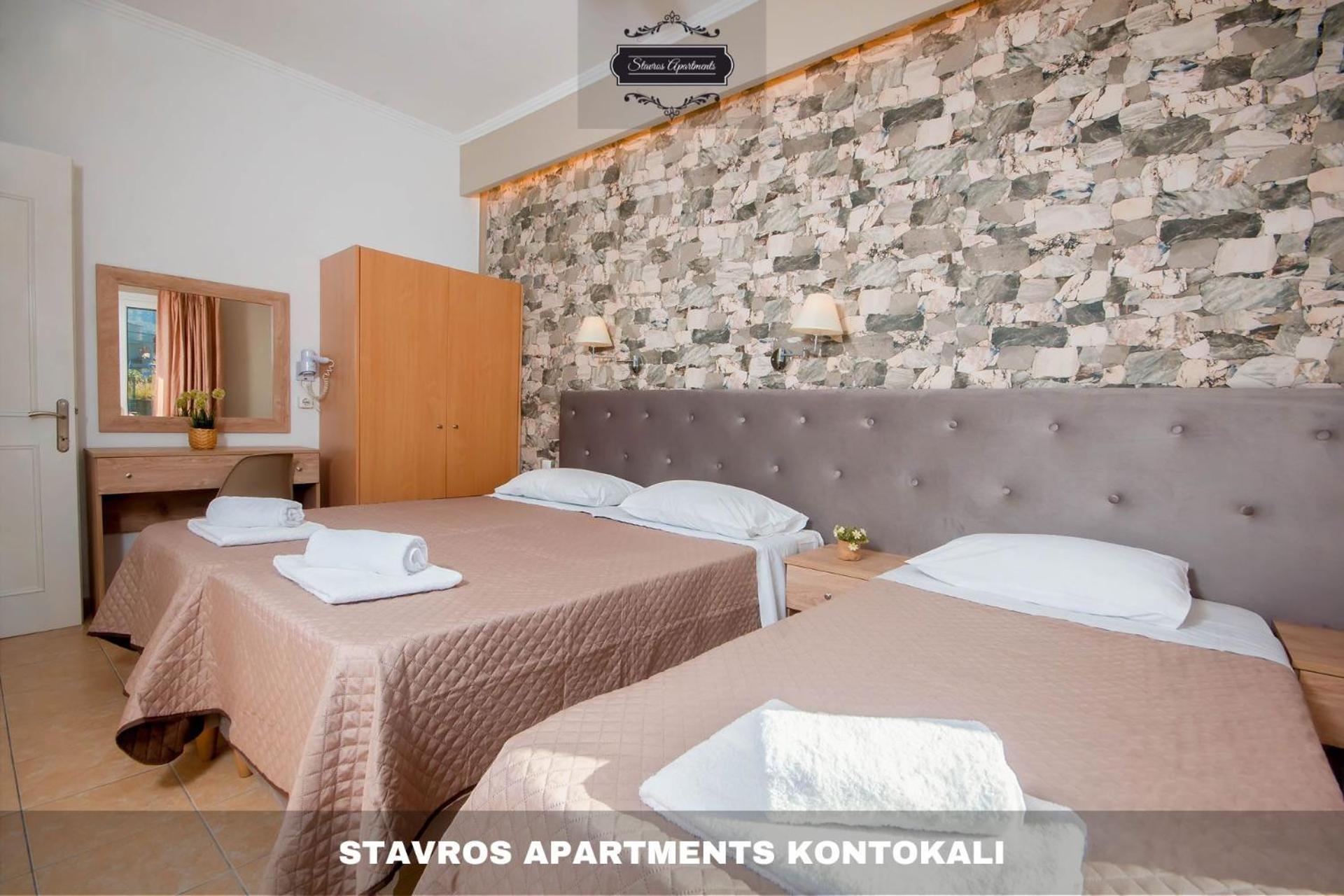 Stavros Apartments Kontokali Next To Gouvia Marina Екстериор снимка