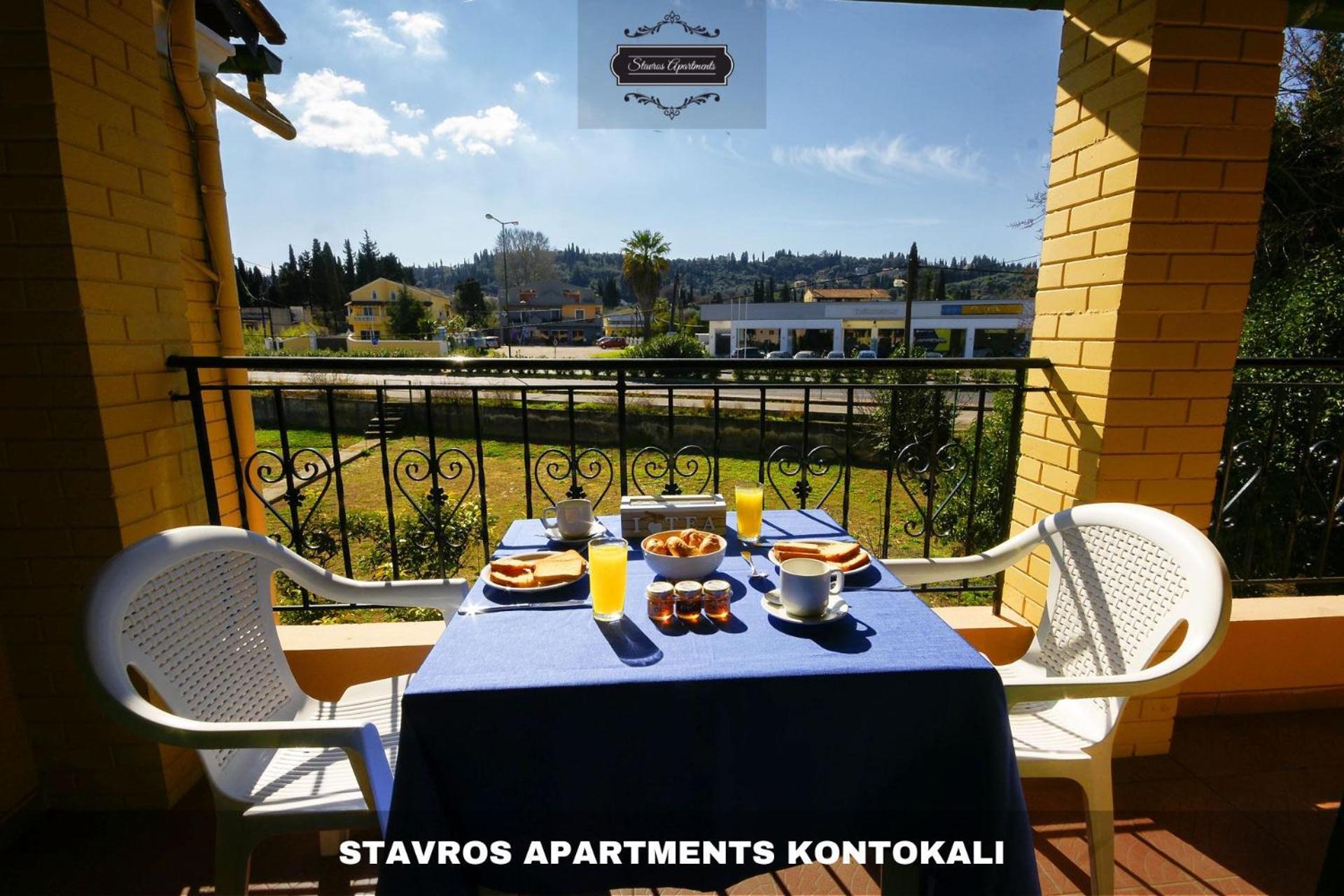 Stavros Apartments Kontokali Next To Gouvia Marina Екстериор снимка