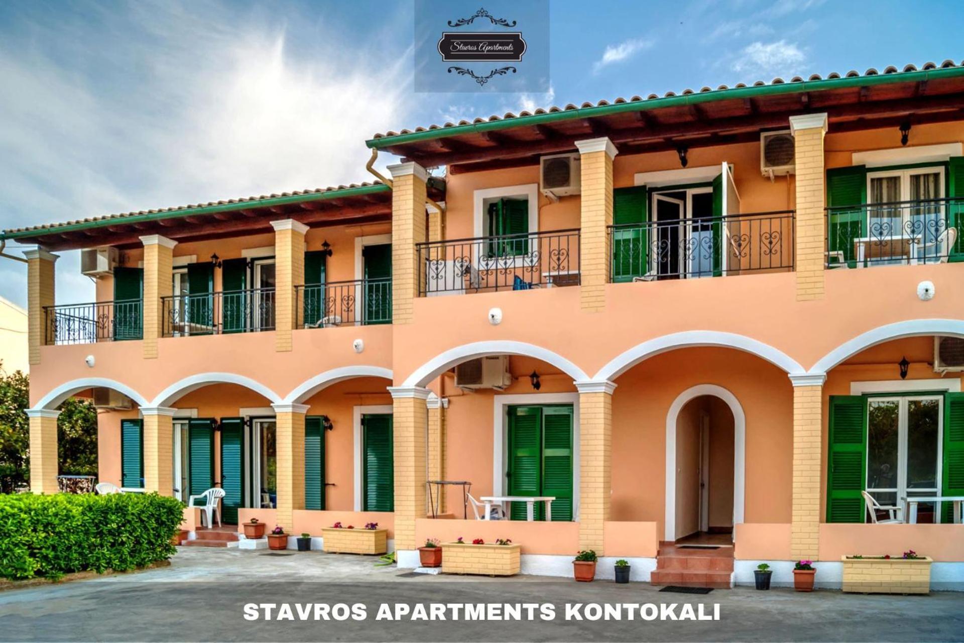 Stavros Apartments Kontokali Next To Gouvia Marina Екстериор снимка