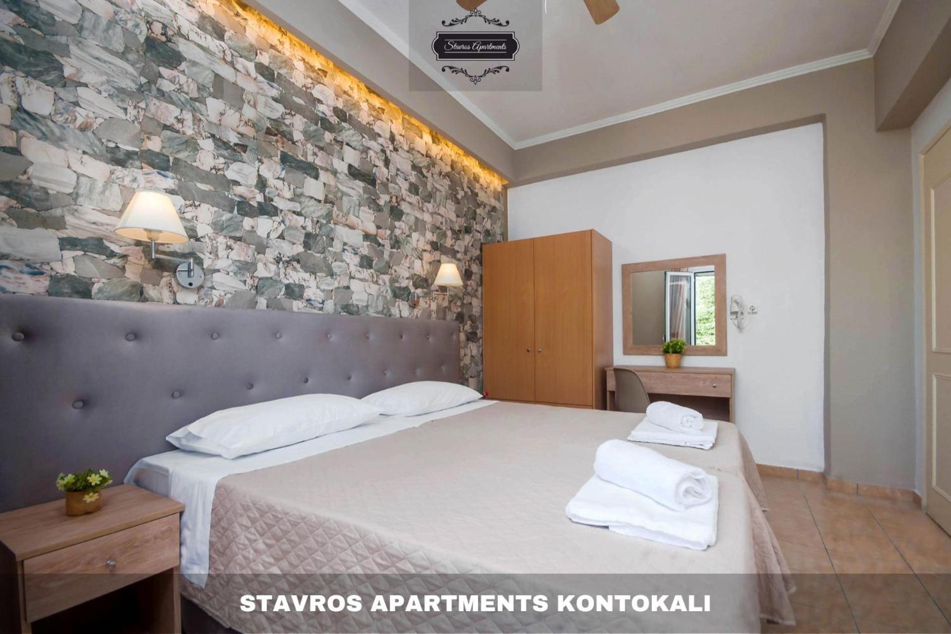 Stavros Apartments Kontokali Next To Gouvia Marina Екстериор снимка