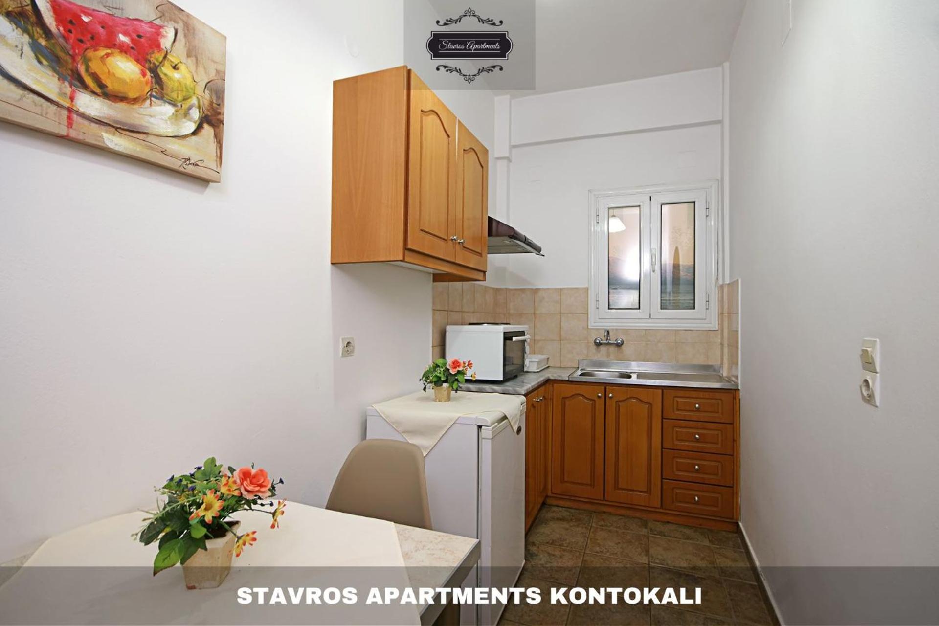 Stavros Apartments Kontokali Next To Gouvia Marina Екстериор снимка