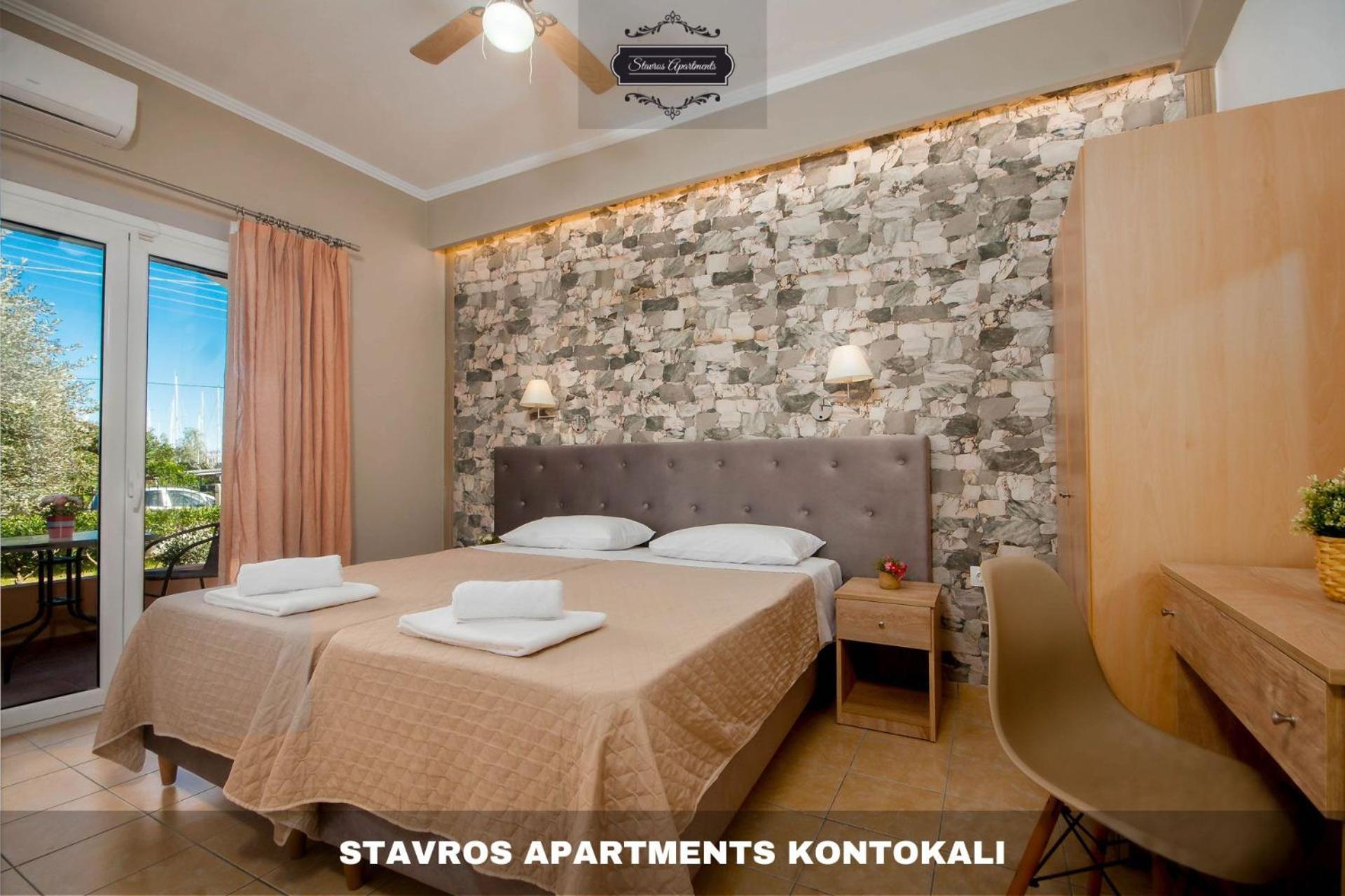 Stavros Apartments Kontokali Next To Gouvia Marina Екстериор снимка
