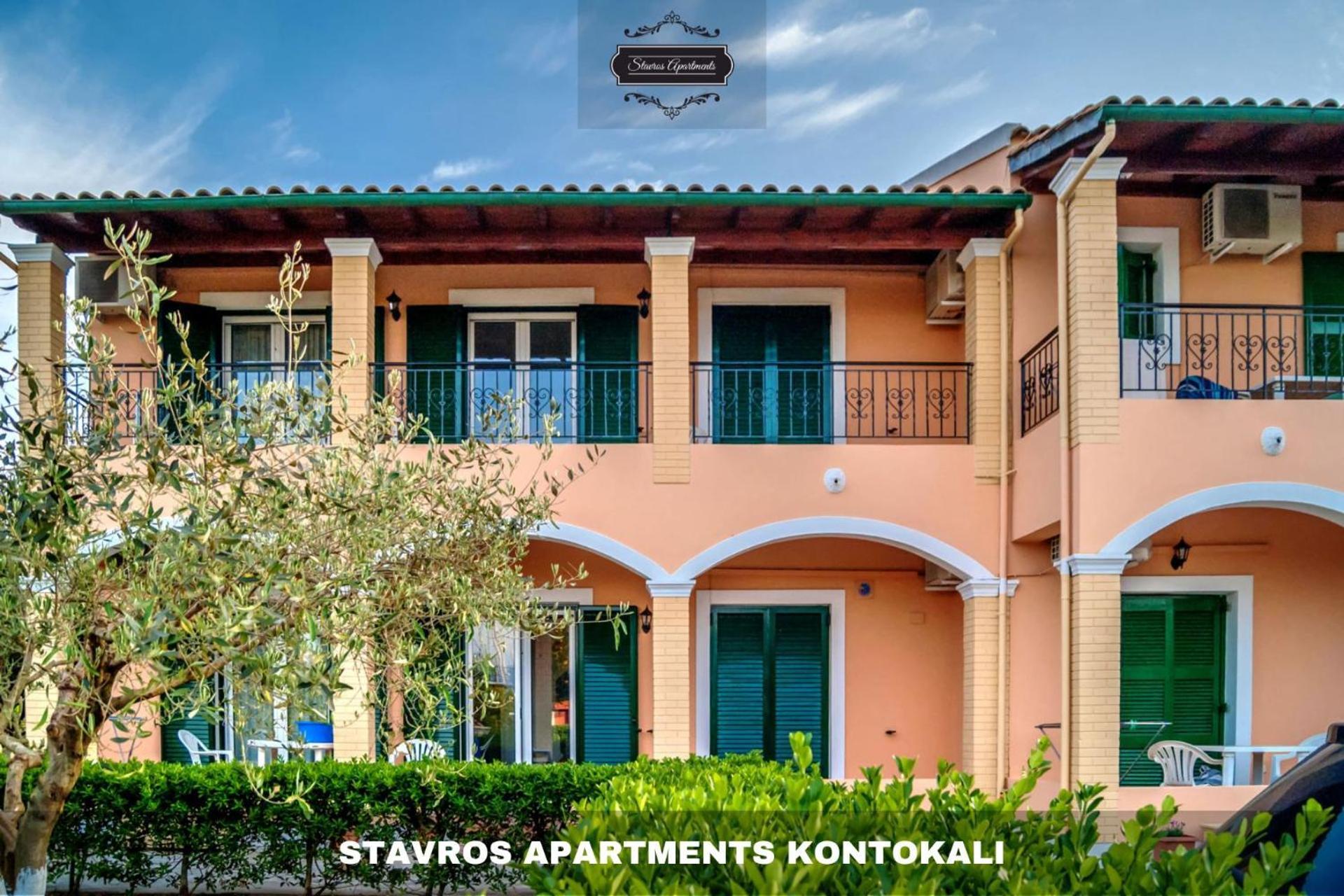 Stavros Apartments Kontokali Next To Gouvia Marina Екстериор снимка