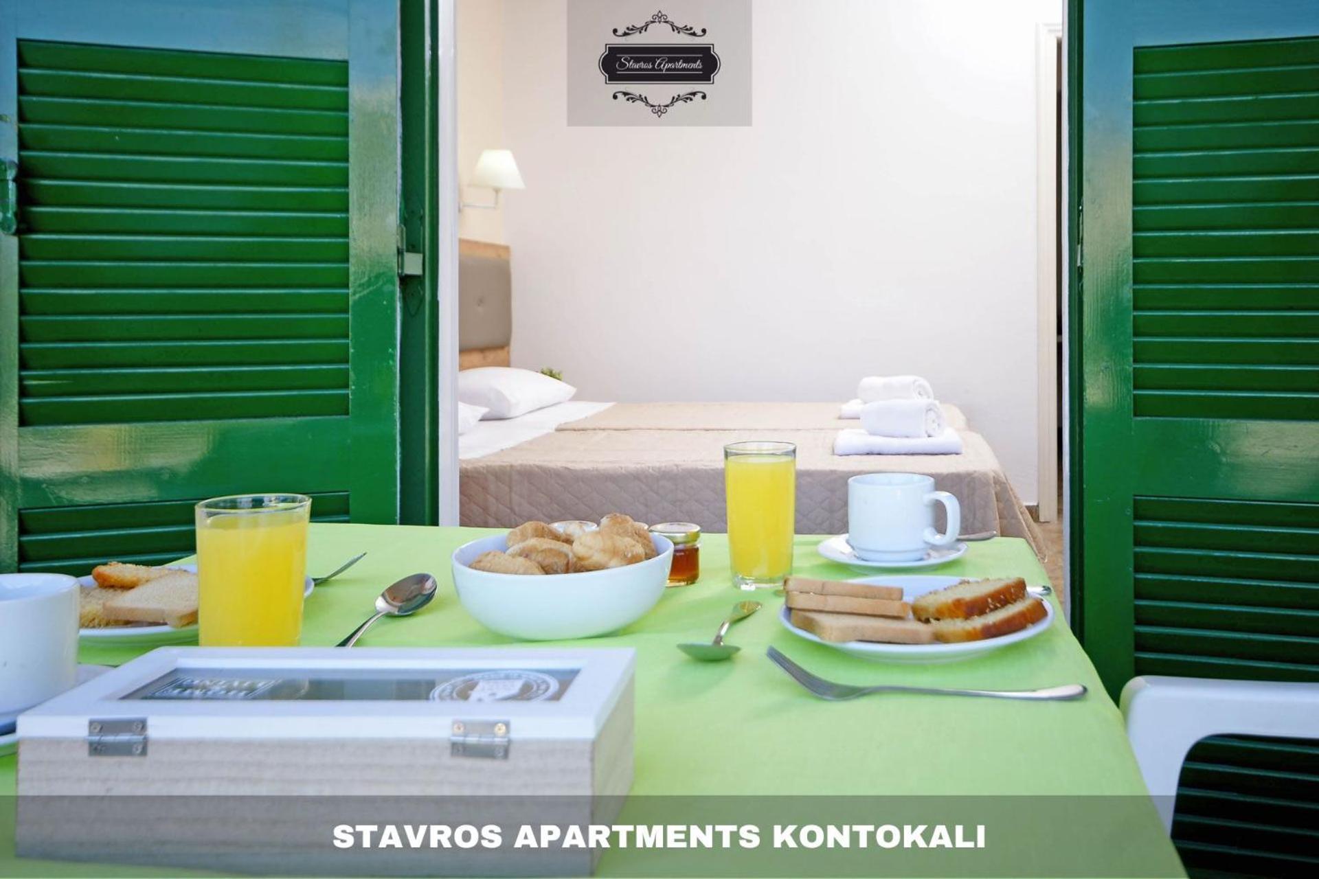 Stavros Apartments Kontokali Next To Gouvia Marina Екстериор снимка