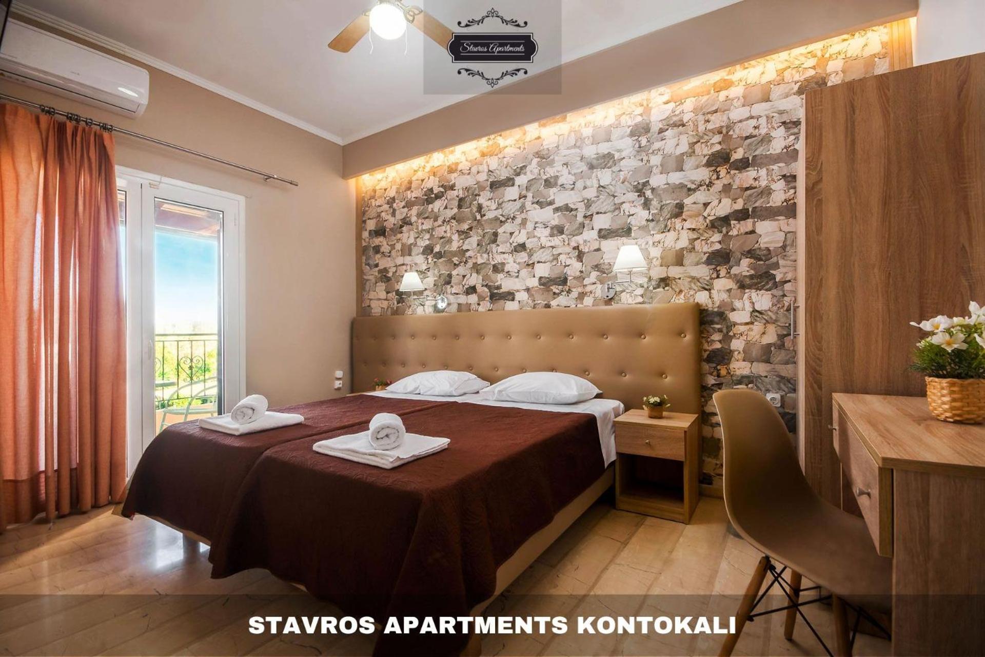 Stavros Apartments Kontokali Next To Gouvia Marina Екстериор снимка